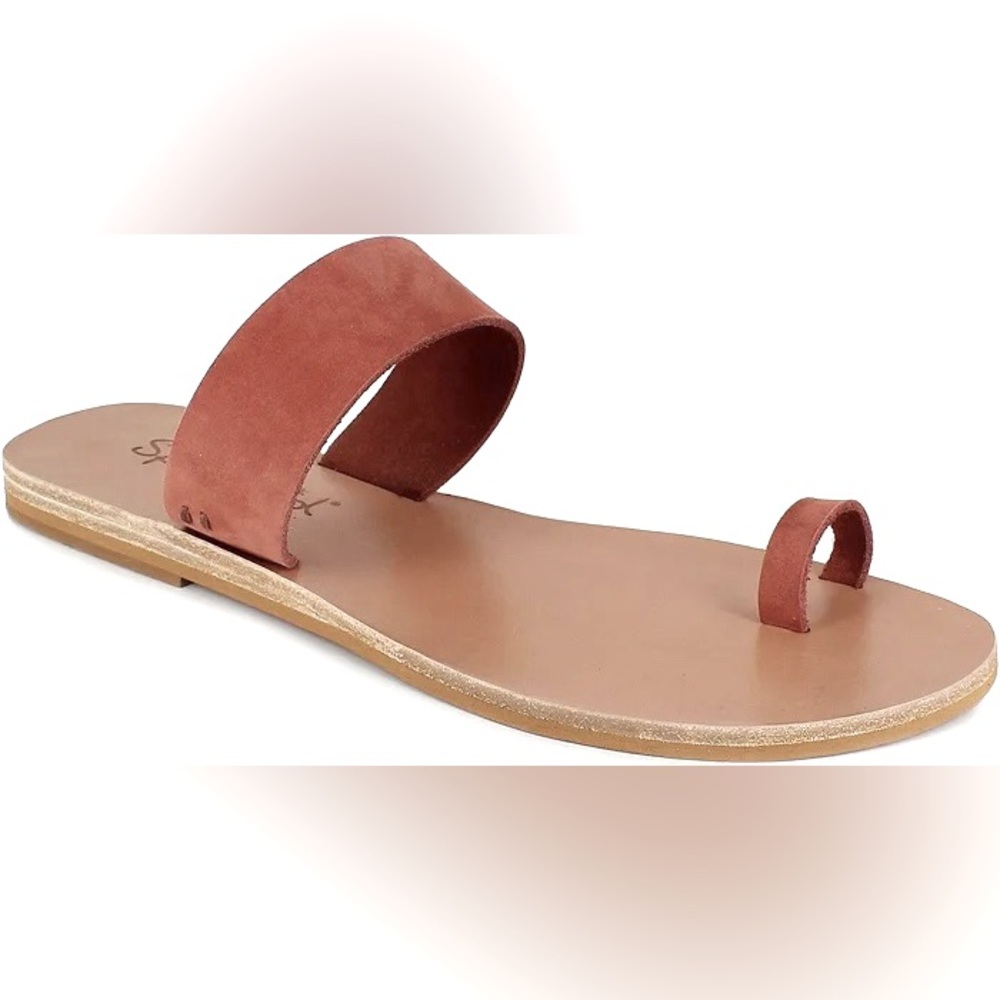 Splendid Serenity Leather Toe Loop Slide Sandal S… - image 1